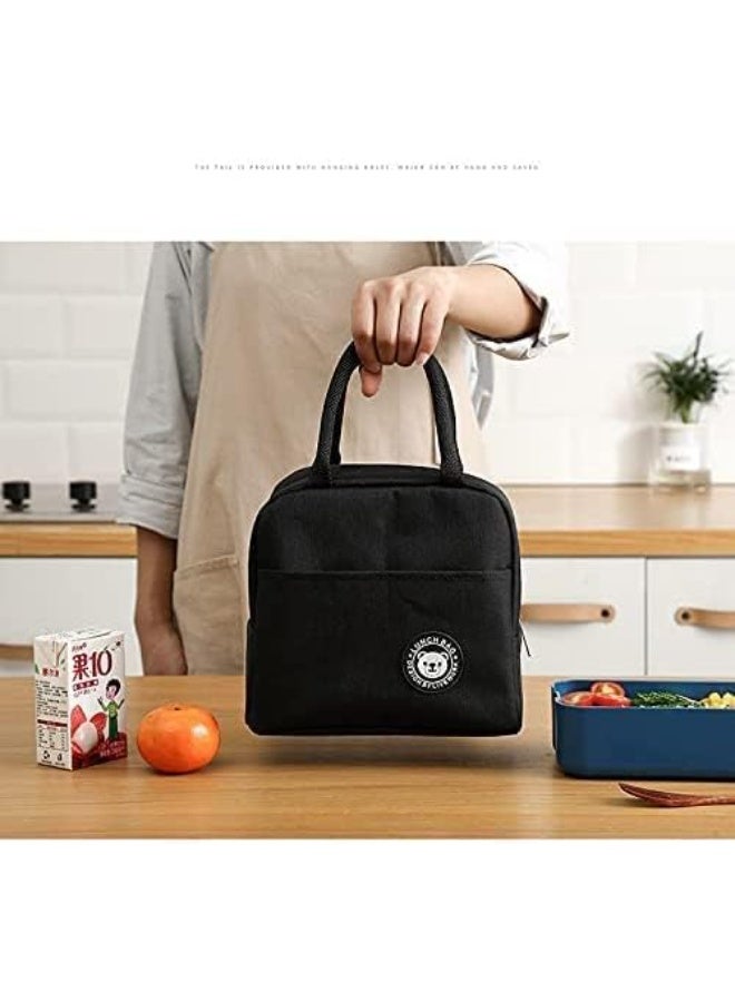 حقيبة غداء معزولة ،حقيبة تبريد صغيرة مقاومة للماء ومضادة للتسرب، منظم غداء للعمل والمدرسة والنزهات - Image 1